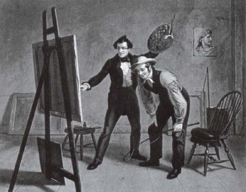 William Sidney Mount Der Triumph des Malersm oil painting image